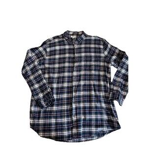 Croft & Barrow 3XL Tall Cotton Plaid Flannel Multicolor Outdoor Rustic Cabin